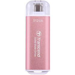 Transcend ESD300P 512GB, External SSD, USB 10Gbps, Type C...