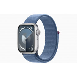 Apple Watch S9/41mm/Silver/Sport Band/Winter Blue MR923QC/A