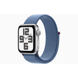 Apple Watch SE/44mm/Silver/Sport Band/Winter Blue MREF3QC/A
