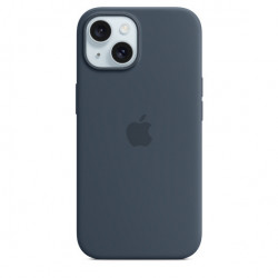 iPhone 15+ Silicone Case with MS - Storm Blue MT123ZM/A