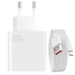Xiaomi 120W Charging Combo (Type-A) EU + kabel USBtype-C 6934177784286