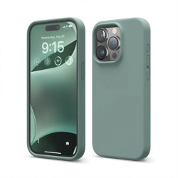 Elago kryt Silicone Case pre iPhone 15 Pro - Midnight Green...