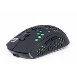 GEMBIRD myš RAGNAR WRX500, černá, bezdrátová, podsvícená, 1600DPI,...