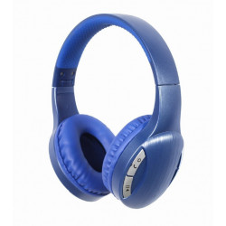 GEMBIRD Sluchátka BTHS-01, mikrofon, Bluetooth, modré BTHS-01-B