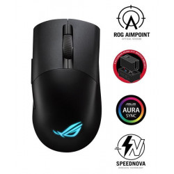 ASUS myš ROG KERIS WIRELESS AIMPOINT (P709), RGB, Bluetooth, černá...
