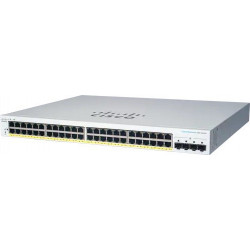 Prepínač Cisco CBS220-48P-4G, 48xGbE RJ45, 4xSFP, PoE+, 382W...