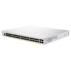 Prepínač Cisco CBS350-48FP-4G, 48xGbE RJ45, 4xSFP, PoE+, 740W...