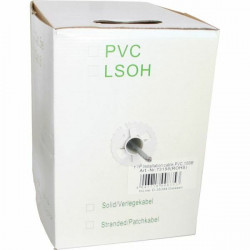 CNS kabel FTP, Cat5E, drôt, PVC, box Eca, 100m - šedá In73198