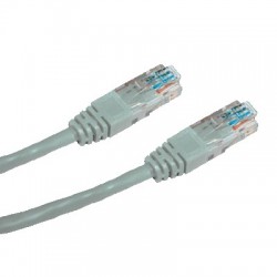Patch kábel Cat6, UTP - 2m, CNS Network, šedý PK-UTP6-020-GR