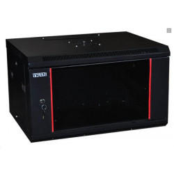 19" OCRACK OCC-15U-45SBK rozvaděč nástěnný 15U/450mm celoskleněné...