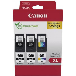 kazeta CANON PG-560 XL black (2x) + CL-561 XL color (1x)...