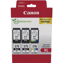 kazeta CANON PG-575 XL black (2x) + CL-576 XL color (1x) PIXMA...