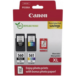 kazeta CANON PG-560 XL black + CL-561 XL color...