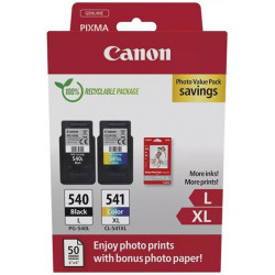 kazeta CANON PG-540 L black + CL-541 XL color MG2150/3150 + GP501...