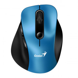 Myš bezdrôtová, Genius Ergo 9000S, čierno-modrá, optická, 2400DPI...