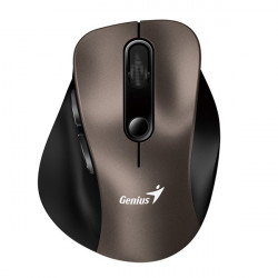 Myš bezdrôtová, Genius Ergo 9000S, titánová, optická, 2400DPI...