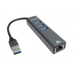 PremiumCord Adapter USB3.0 - RJ45 + 3x USB 3.0 kuethernet7