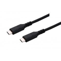 Kabel C-TECH USB 4.0, Type-C (CM/CM), PD 100W, 40Gbps, 0,5m, černý...