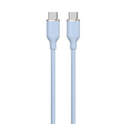 Devia kábel USB-C to USB-C Jelly Series Silicone Cable 1.2m - Blue...