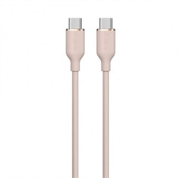 Devia kábel USB-C to USB-C Jelly Series Silicone Cable 1.2m - Pink...