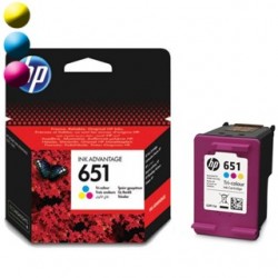 HP Cartridge HP 651 Cyan/Magenta/Yellow C2P11AE#BHK