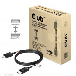 Club3D Kabel DisplayPort 2.1 na DisplayPort 2.1 4K120Hz/8K60Hz HDR...