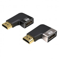 PREMIUMCORD Adaptér spojka 8K HDMI A - HDMI A, F/M, do úhlu 90° -...