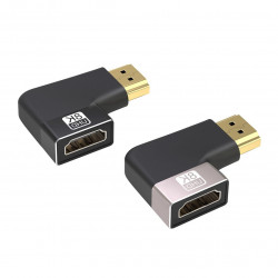 PREMIUMCORD Adaptér spojka 8K HDMI A - HDMI A, F/M, do úhlu 90° -...
