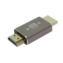 PREMIUMCORD Adaptér spojka 8K HDMI A - HDMI A, Male/Male, kovová...