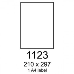 etikety RAYFILM 210x297 červené flourescentné laser R01321123A (100...