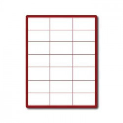 etikety ECODATA Samolepiace 70x42,3 univerzálne biele 21ks/A4 (100...