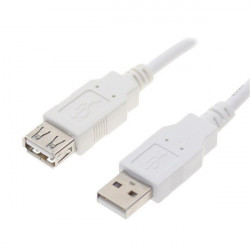 Logo USB predlžovačka (2.0), USB A samec - USB A samica, 0.3m,...