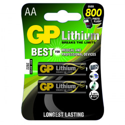 Batéria líthiová, AA (LR6), AA, 1.5V, GP, blister, 2-pack B15212