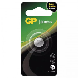 Batéria líthiová, gombíková, CR1225, 3V, GP, blister, 1-pack B15221