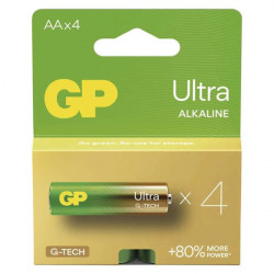 Batéria alkalická, AA (LR6), AA, 1.5V, GP, blister, 4-pack, ULTRA...