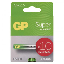 Batéria alkalická, AAA (LR03), AAA, 1.5V, GP, blister, 10-pack,...