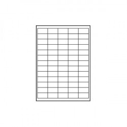 Logo etikety 38mm x 21.2mm, A4, matné, biele, 65 etikiet, 140g/m2,...