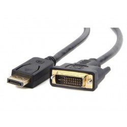 Gembird cable Displayport (M) - DVI-D (24+1) 1m CC-DPM-DVIM-1M
