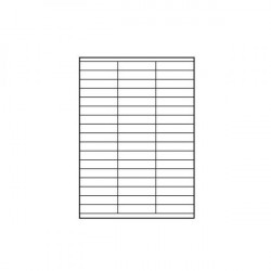 Logo etikety 70mm x 16.9mm, A4, matné, biele, 51 etiketa, 140g/m2,...