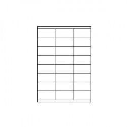 Logo etikety 70mm x 36mm, A4, matné, biele, 24 etikety, 140g/m2,...