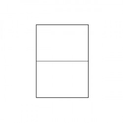 Logo etikety 210mm x 148mm, A4, matné, biele, 2 etikety, 140g/m2,...