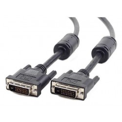 Gembird DVI video kábel (dual link) 3m, čierny CC-DVI2-BK-10