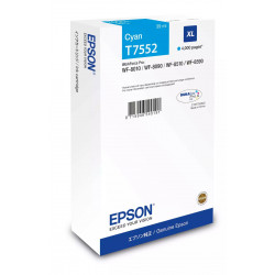 Epson originál ink C13T75524N, T7552, XL, cyan, 4000str., 39ml, 1ks