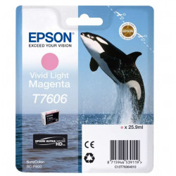 Epson originál ink C13T76064N10, T7606, vivid light  magenta,...