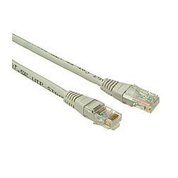 SOLARIX patch kabel CAT5E UTP PVC 0,5m šedý non-snag proof 28310059