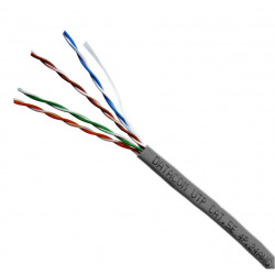 DATACOM  UTP flex,Cat5e PVC,šedý,100m,lanko 1369