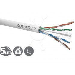 Instalační kabel Solarix CAT6 UTP PVC Eca 500m/cívka SXKD-6-UTP-PVC...