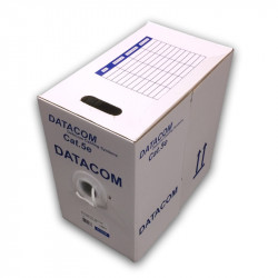 DATACOM FTP drát CAT5E  PVC,Eca 305m bílý 12001