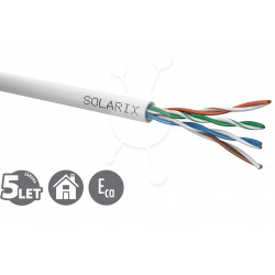 Instalační kabel Solarix CAT5E UTP PVC Eca 100m/box SXKD-5E-UTP-PVC...