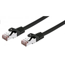 Kabel C-TECH patchcord Cat6, FTP, černý, 2m CB-PP6F-2BK